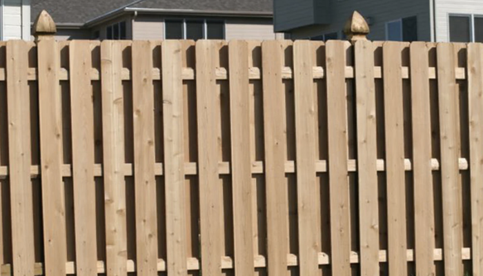 Shadow Box privacy fence